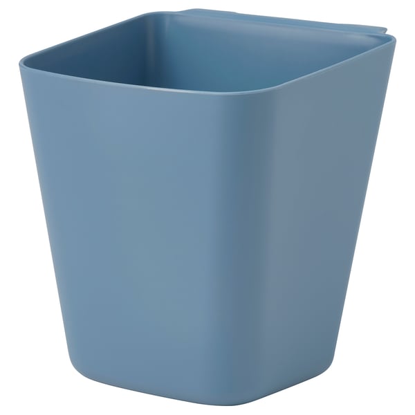 A light blue SUNNERSTA plastic container, rectangular in shape with smooth edges, designed for organisation and storage.
