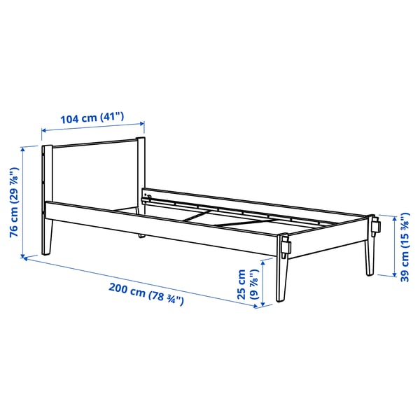 Illustration with measurements for the product: TAXÅSKLINT.