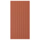 TERRSJÖ Cover panel, red-brown wave pattern, 39x78 cm