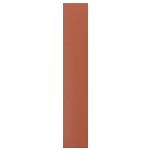 TERRSJÖ Cover panel, red-brown, 39x229 cm