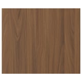 Walnut-brown TISTORP wooden panel, smooth surface, rectangular shape, simple design.