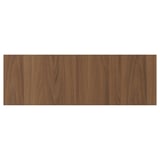 TISTORP brown walnut finish cabinet panel, smooth surface, wood grain pattern.