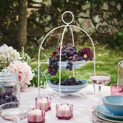 TOFSAND Plate stand, white