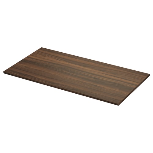 TOLKEN wooden countertop, rectangular, dark brown, flat, smooth surface.