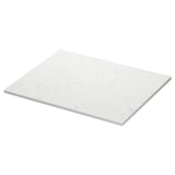 TOLKEN white marble effect countertop, rectangular, made of fibreboard with melamine and plastic foil.