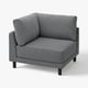 UPPÅKRA grey sofa, modern design, sink-in comfort, sectional module