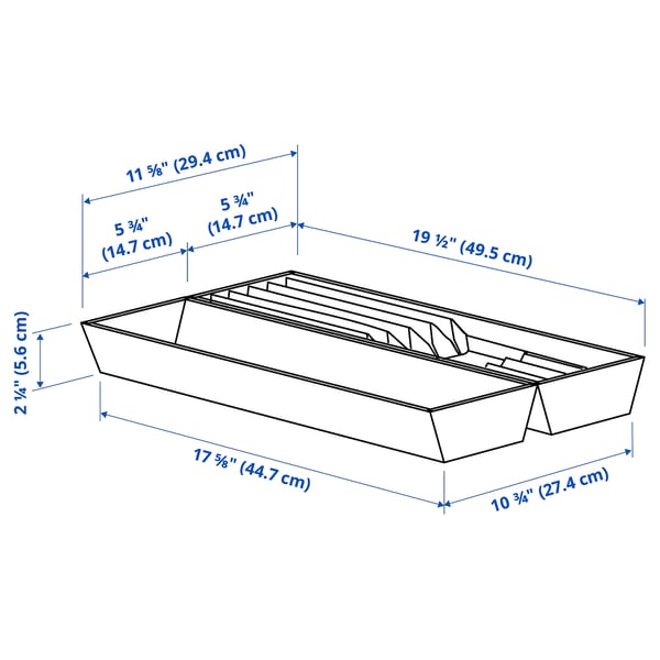UPPDATERA Utensil tray/tray with knife rack