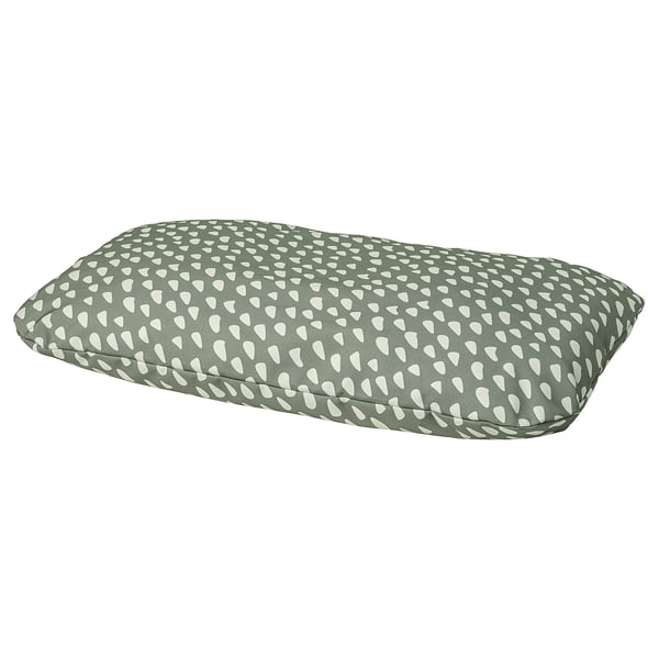 UTSÅDD Pet cushion, grey-green/off-white, 48x75 cm