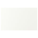 VALLSTENA white kitchen cabinet door, simple design, plastic foil surface.