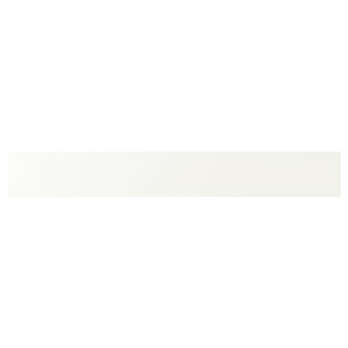 VALLSTENA white kitchen cabinet, simple design, smooth surface, plastic edging.