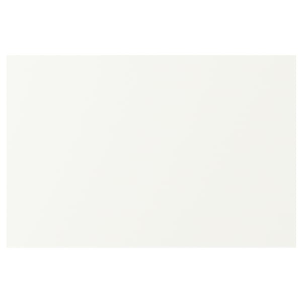 VALLSTENA, white kitchen cabinet, smooth surface, plastic edges, 25-year guarantee.