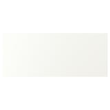 VALLSTENA white cabinet door, smooth plastic surface, rectangular.