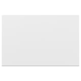 White VEDDINGE kitchen panel, rectangular, smooth, lacquered fiberboard.