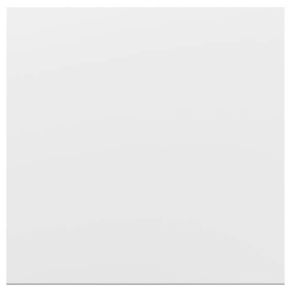 Ikea VEDDINGE white kitchen doors. Sleek, modern, clean style.
