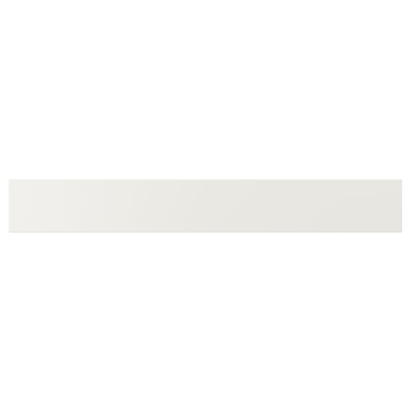 Ikea VEDDINGE white kitchen front panel, fibreboard, smooth surface, rectangle.