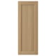 VEDHAMN oak wood cabinet door, rectangular, natural, solid oak frame, warm wood grain.