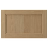 VEDHAMN oak kitchen drawer front, natural wood, rectangular and sleek design.