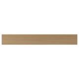 Wooden panel VEDHAMN natural oak. Rectangular shape with grain pattern. Sturdy, warm, wooden texture.