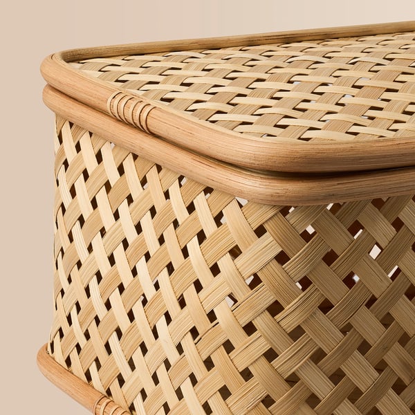 VIELÅNGEN Box with lid, 25x35x18 cm