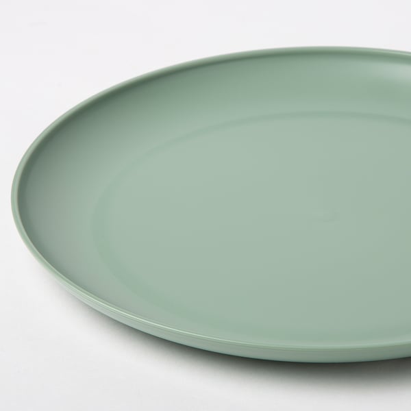 VITABBORRE Plate, green, 26 cm