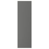 VOXTORP dark grey smooth door, minimalist design, recycled plastic.