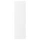 VOXTORP white kitchen cabinet door; modern minimalist design, integrated handles, matt surface.