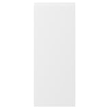 VOXTORP, white, rectangular cabinet door with sleek, integrated handle, smooth matte finish.