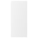 White VOXTORP kitchen cabinet with smooth, minimalist design and integrated handles.