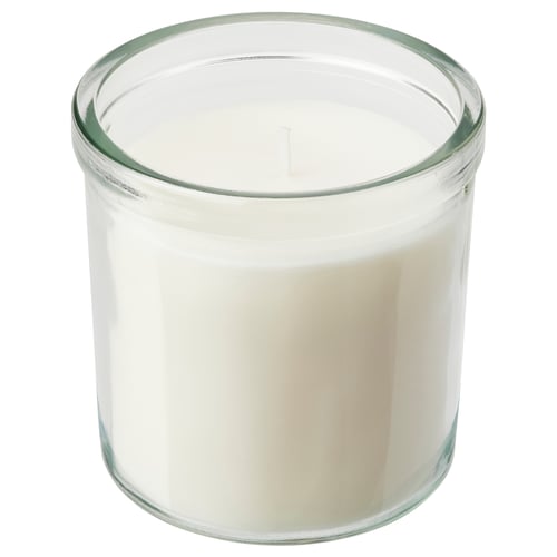 ADLAD Vela aromática en vaso, Bosque escandinavo/blanco, 40 hr