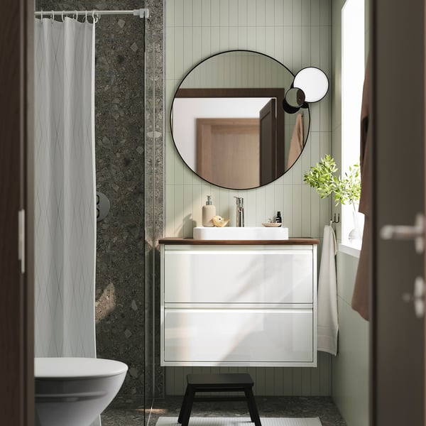 ÄNGSJÖN / BACKSJÖN Mueble de lavabo con cajones/lavabo