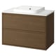 ÄNGSJÖN / BACKSJÖN Mueble de lavabo con cajones/lavabo