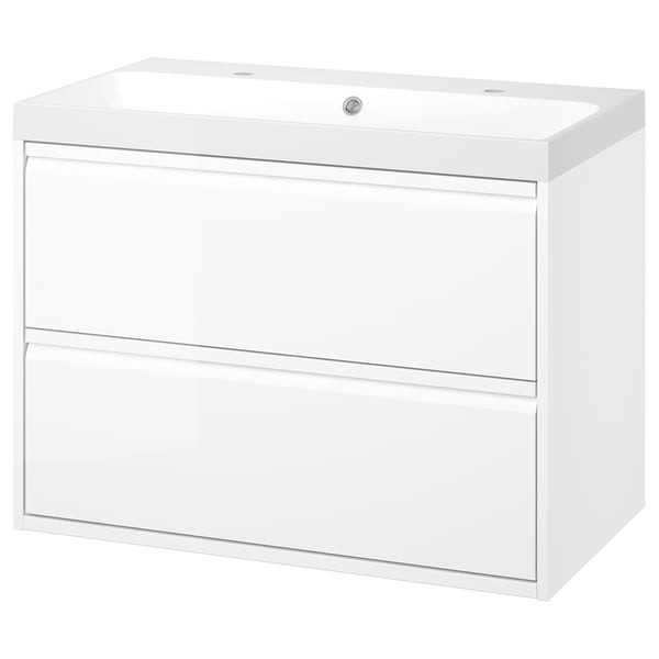 ÄNGSJÖN / BACKSJÖN Mueble de lavabo con cajones/lavabo