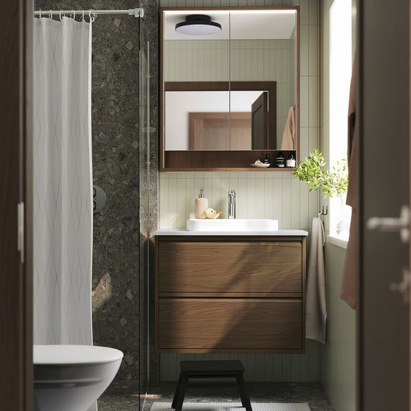 ÄNGSJÖN / BACKSJÖN Mueble de lavabo con cajones/lavabo