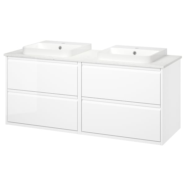 ÄNGSJÖN / BACKSJÖN Mueble de lavabo/lavabo