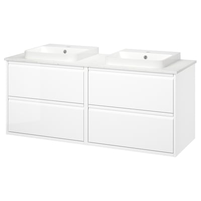 ÄNGSJÖN / BACKSJÖN Mueble de lavabo/lavabo