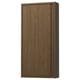 ÄNGSJÖN Gabinete de pared con puerta, café efecto roble, 46x15x94 cm