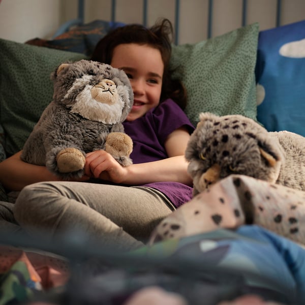 ALPTALL Peluche, manul/gris, 31 cm