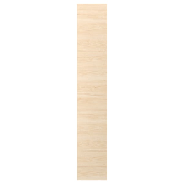 ASKERSUND Panel lateral, efecto fresno claro, 39x229 cm