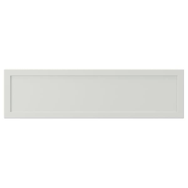 ASPUDDEN Frente de cajón, gris claro, 46x13 cm