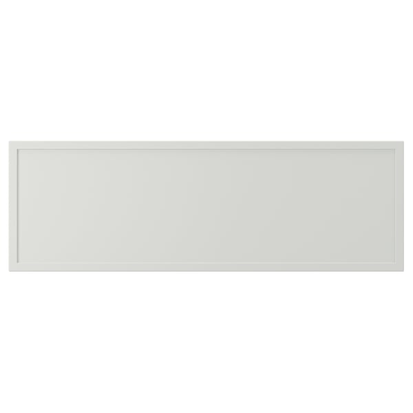 ASPUDDEN Frente de cajón, gris claro, 76x25 cm