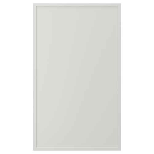 ASPUDDEN Puerta, gris claro, 46x76 cm