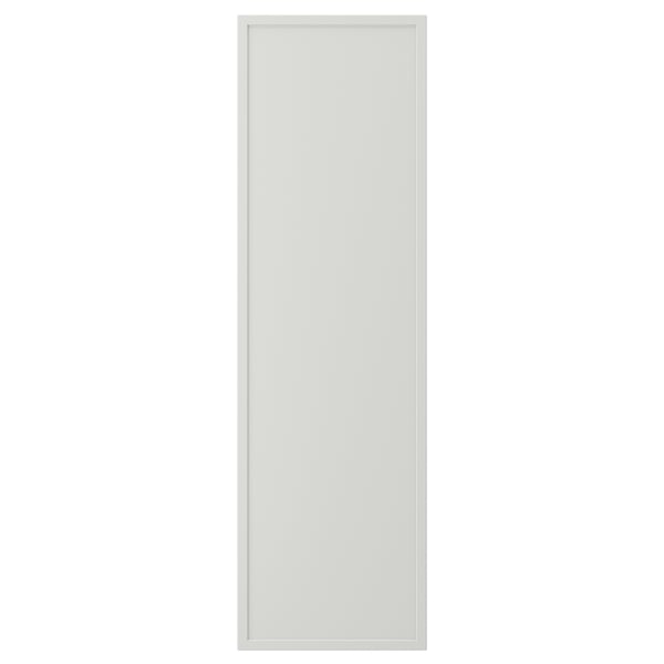 ASPUDDEN Puerta, gris claro, 31x102 cm