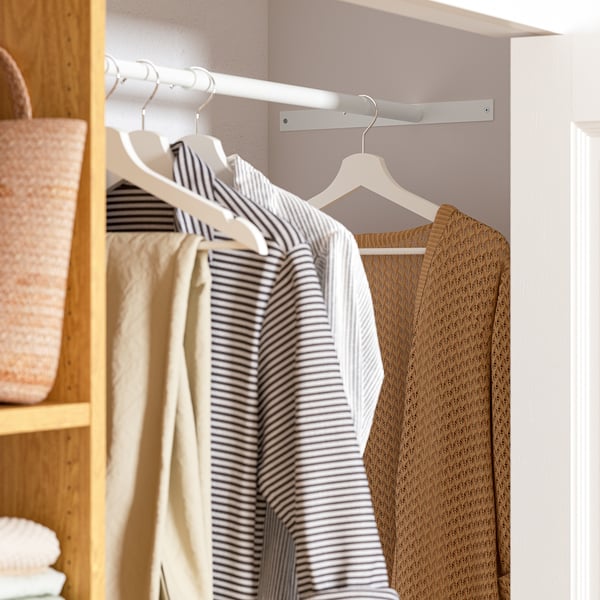 AURDAL Barra extensible, blanco, 57-90 cm