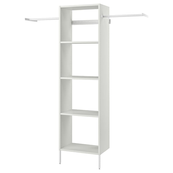 AURDAL Combinación de clóset, blanco, 174-240x40x221 cm