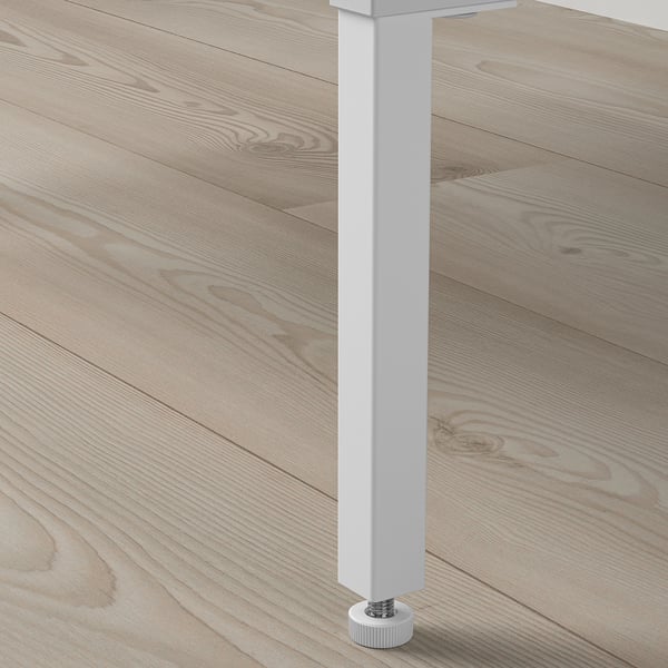 AURDAL Panel lateral con pata, blanco, 40x221 cm