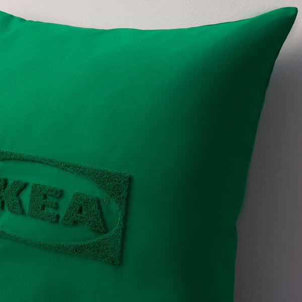 AURTIENDE Funda de cojín, verde, 50x50 cm