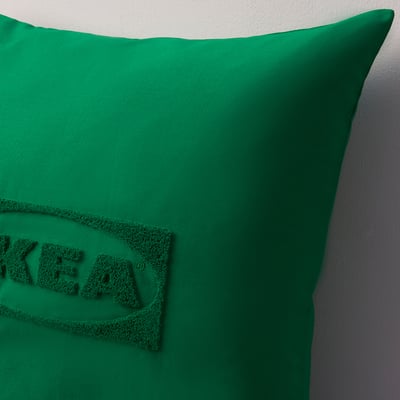 AURTIENDE Funda de cojín, verde, 50x50 cm