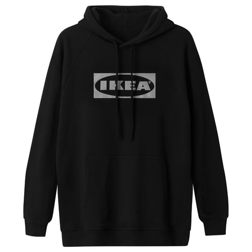 AURTIENDE Sudadera +capucha, negro, S/M