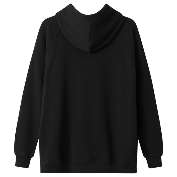 AURTIENDE Sudadera +capucha, negro, S/M