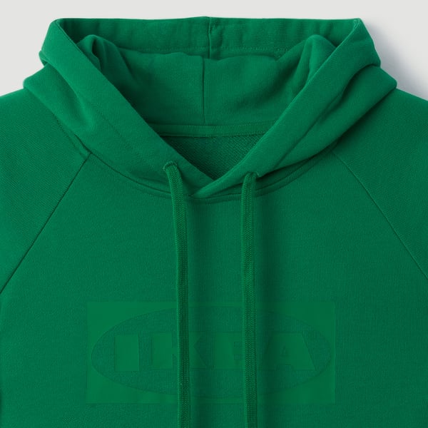 AURTIENDE Sudadera +capucha, verde, G/EG